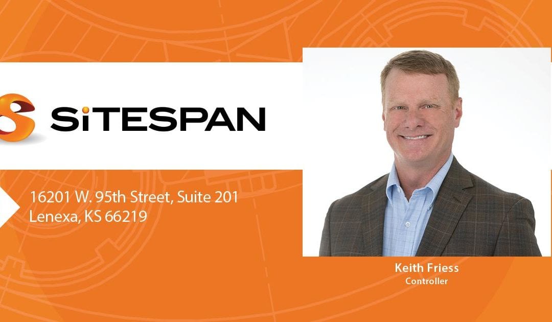 Keith Friess Joins SiTESPAN As Controller